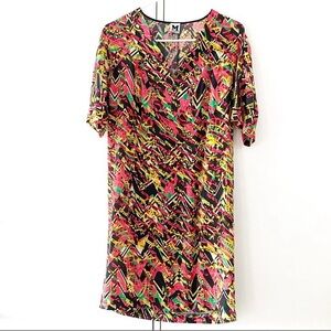 Missoni abstract multicolour silk dress